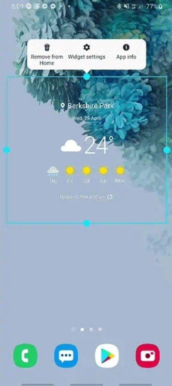 Samsung Weather APK screenshot