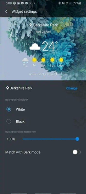 Samsung Weather APK screenshot