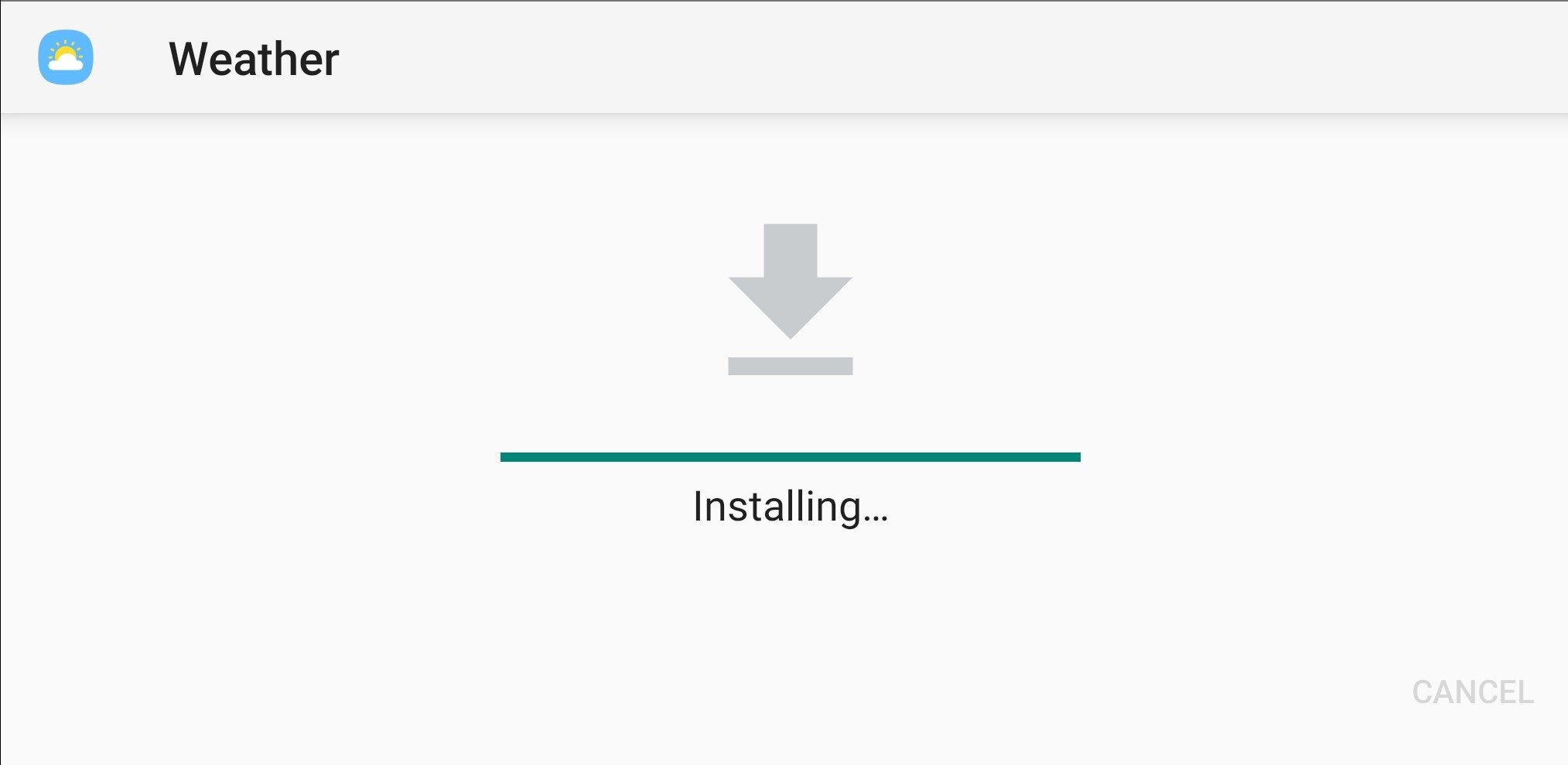 Samsung Weather APK screenshot