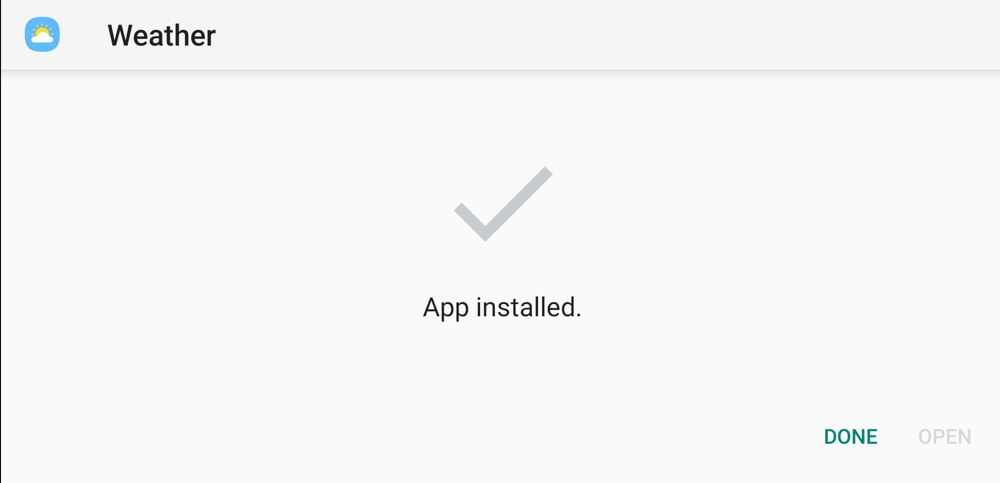 Samsung Weather APK screenshot