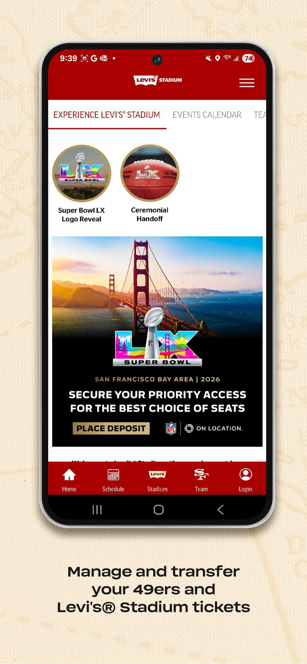 San Francisco 49ers APK screenshot