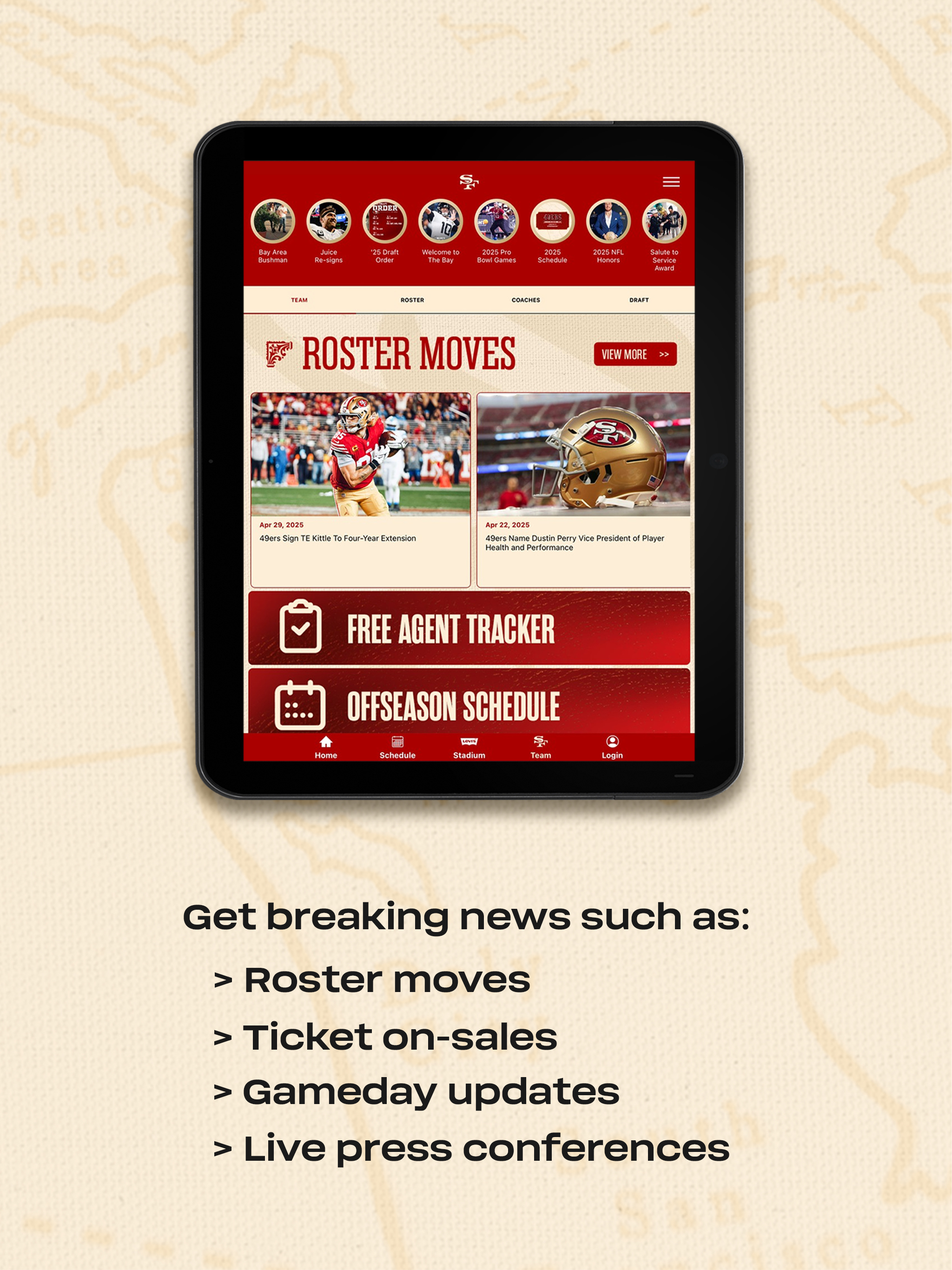 San Francisco 49ers APK screenshot