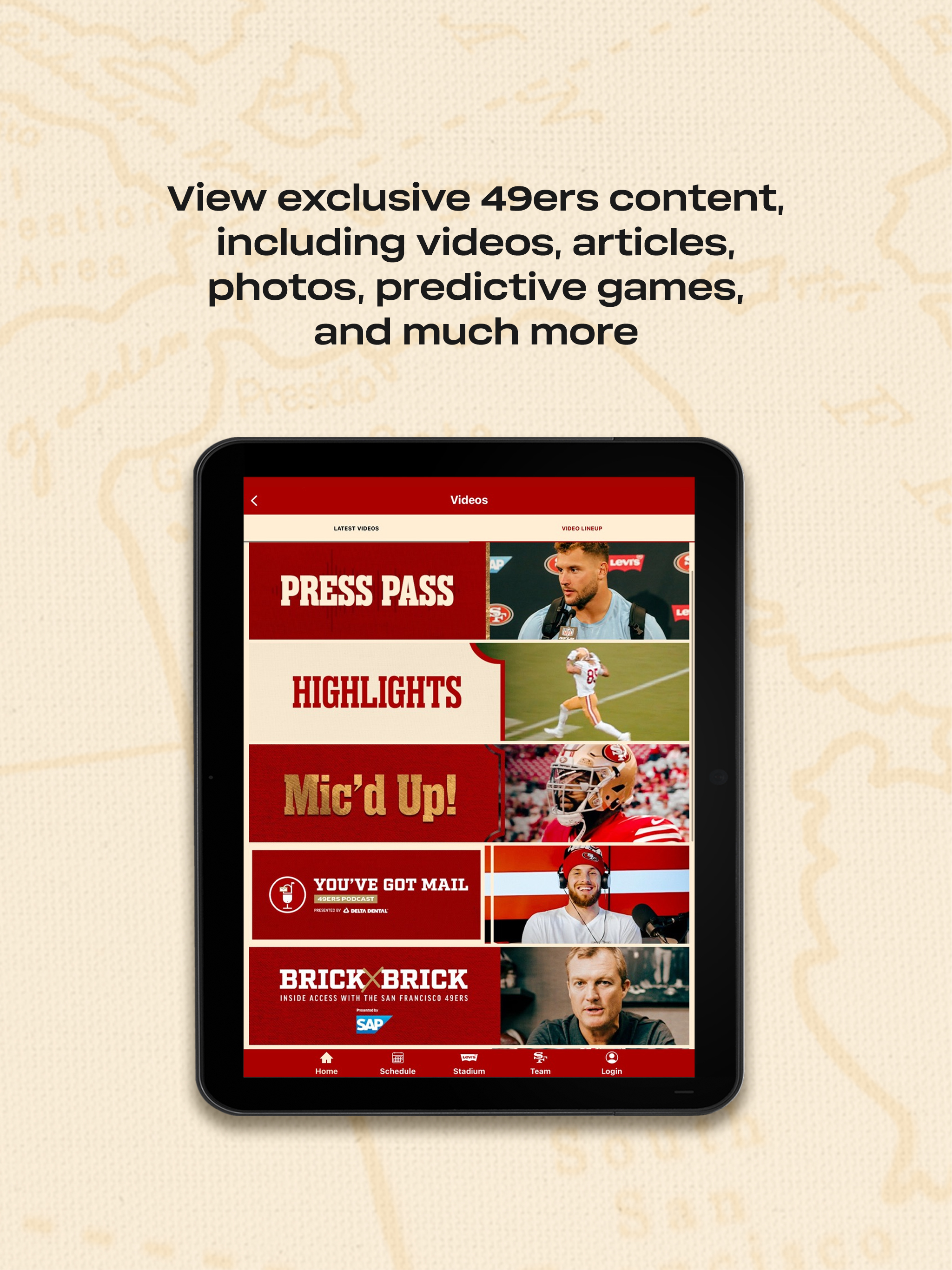 San Francisco 49ers APK screenshot