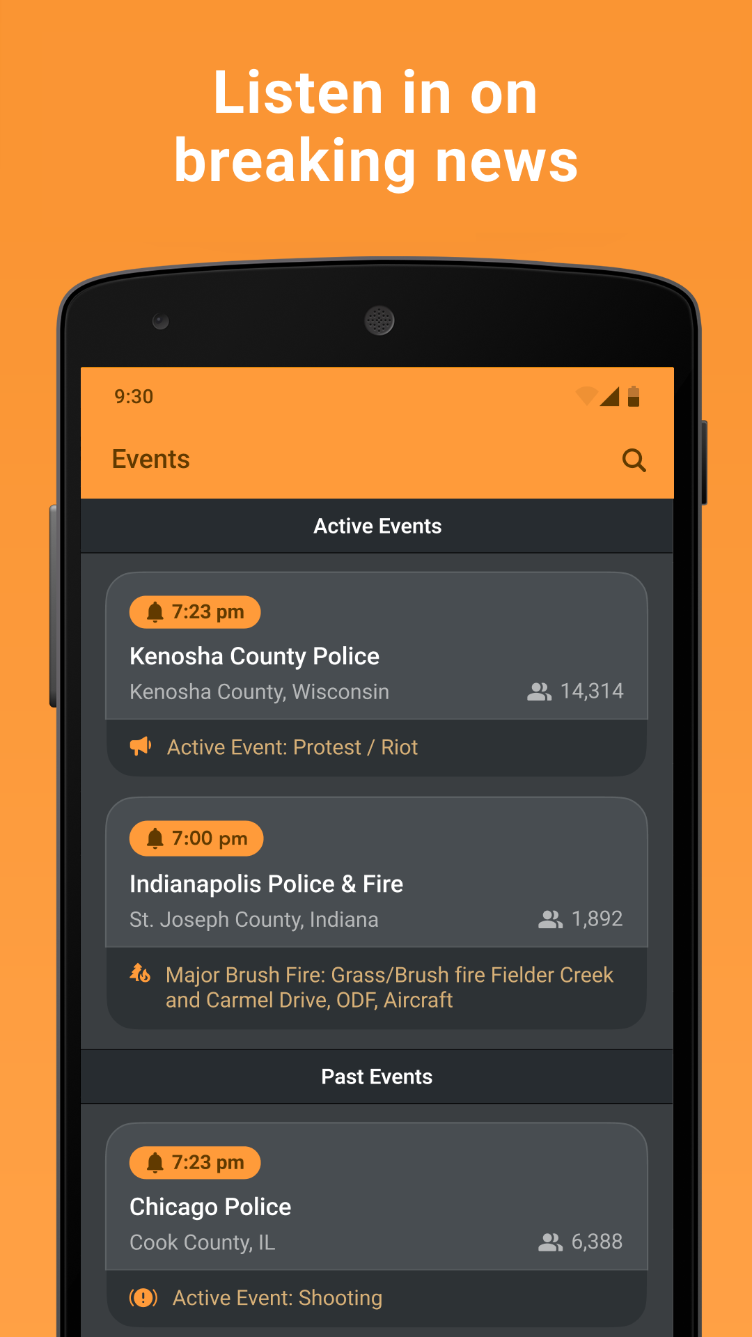 Scanner Radio - Police Scanner APK screenshot