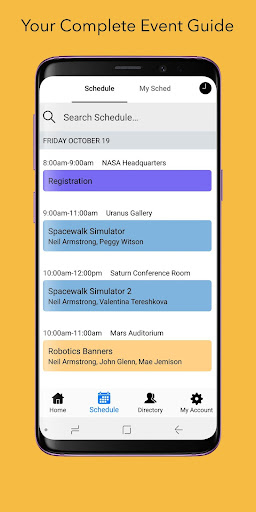 Sched APK screenshot