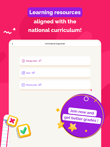 SchoolMouv - AI Tutor & Quiz APK screenshot