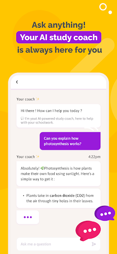 SchoolMouv - AI Tutor & Quiz APK screenshot
