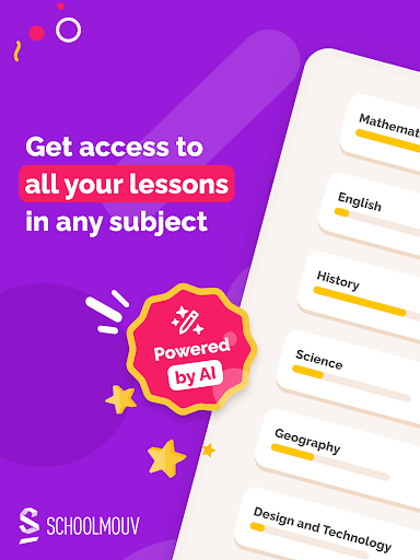 SchoolMouv - AI Tutor & Quiz APK screenshot