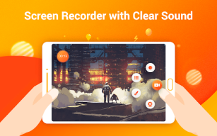 Запись экрана Видео редактор APK screenshot