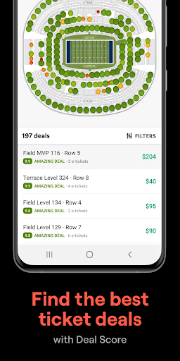 SeatGeek APK screenshot