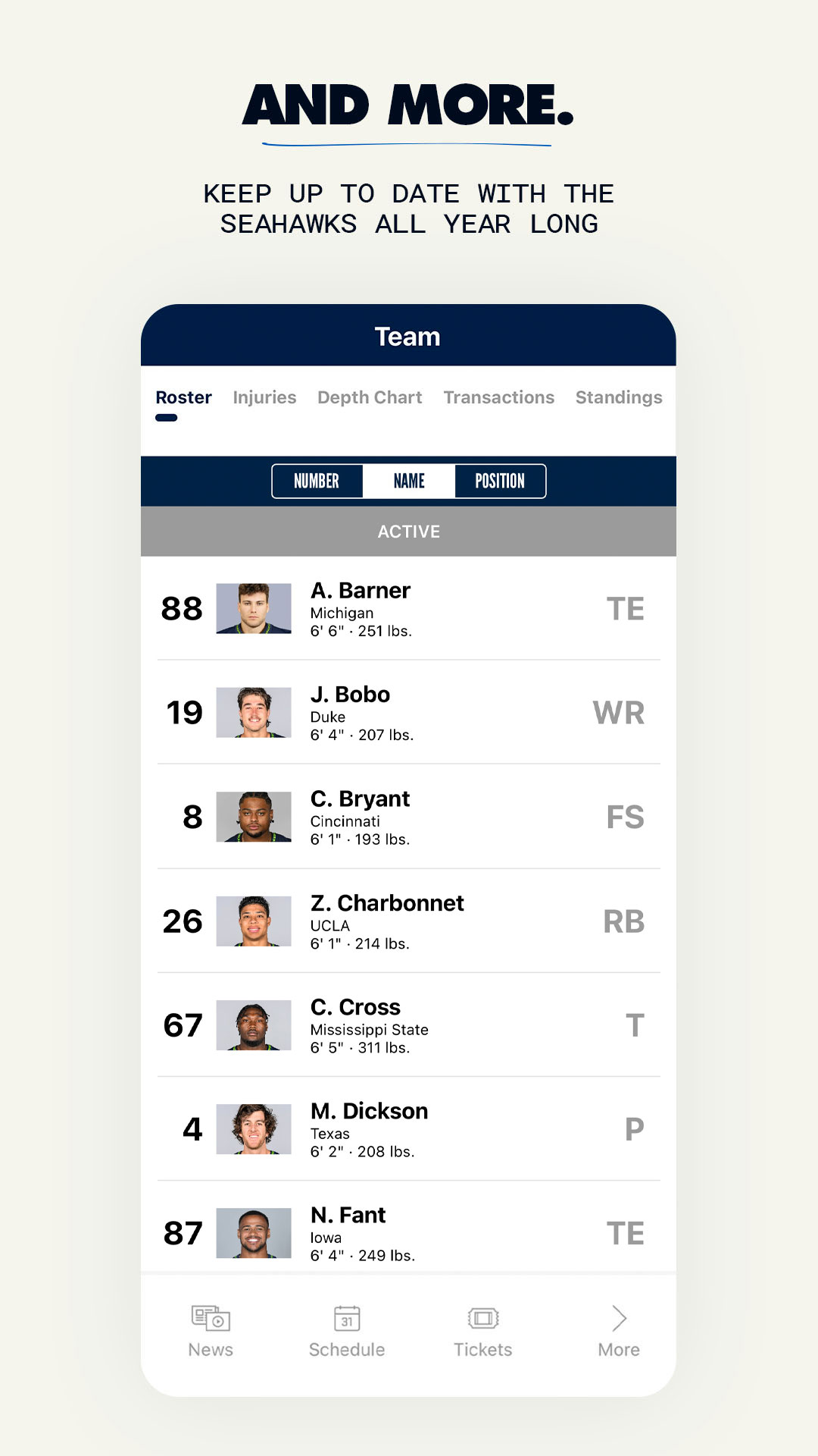 Seattle Seahawks Mobile APK screenshot