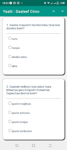 Seerlugaa Afaan Oromoo APK screenshot