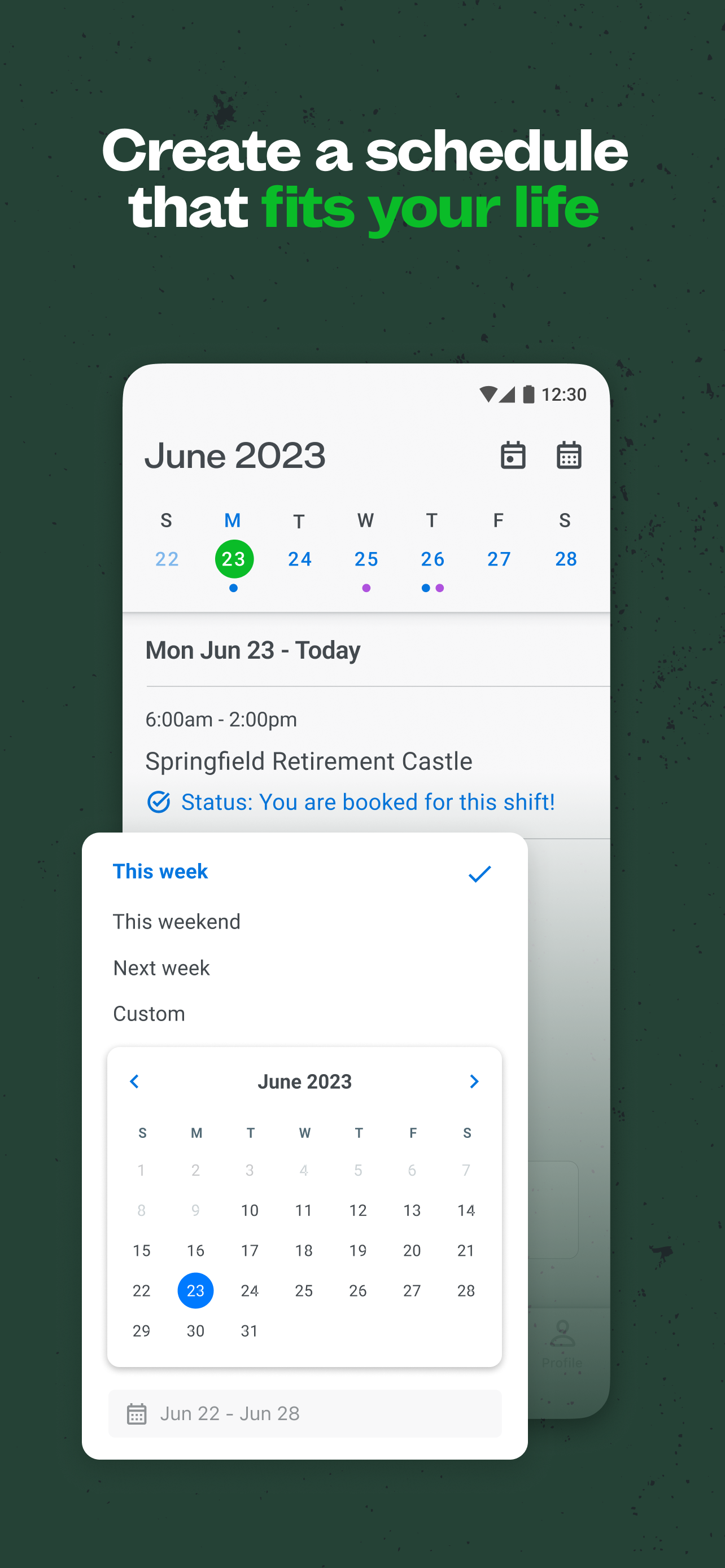 ShiftKey - PRN Healthcare Jobs APK screenshot