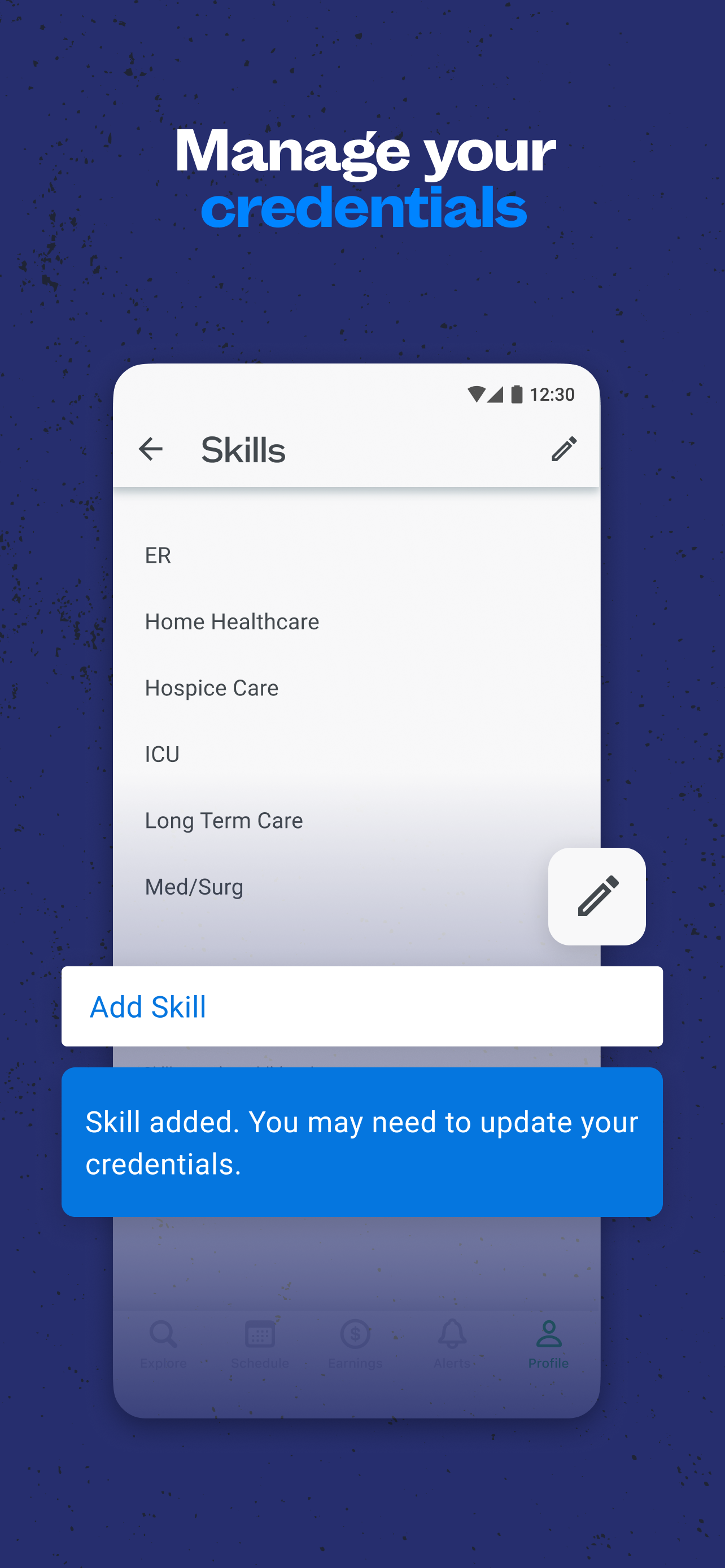 ShiftKey - PRN Healthcare Jobs APK screenshot