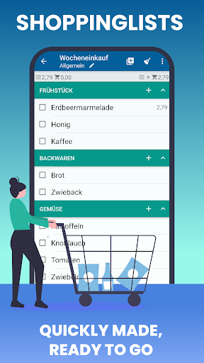 Shopping list — Lister APK screenshot