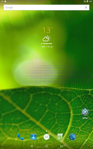 Simple weather & clock widget APK screenshot