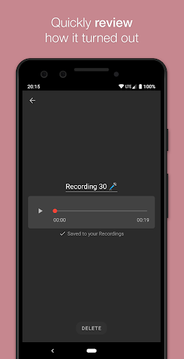 Smart Voice Recorder APK screenshot