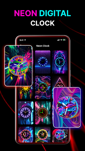 Умные часы: обои с часами APK screenshot