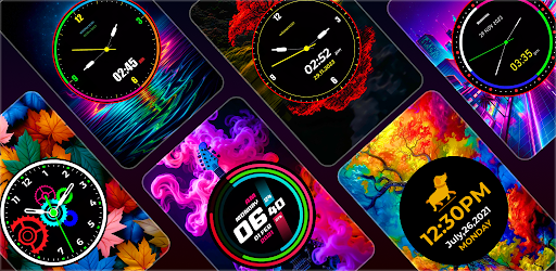 Умные часы: обои с часами APK screenshot