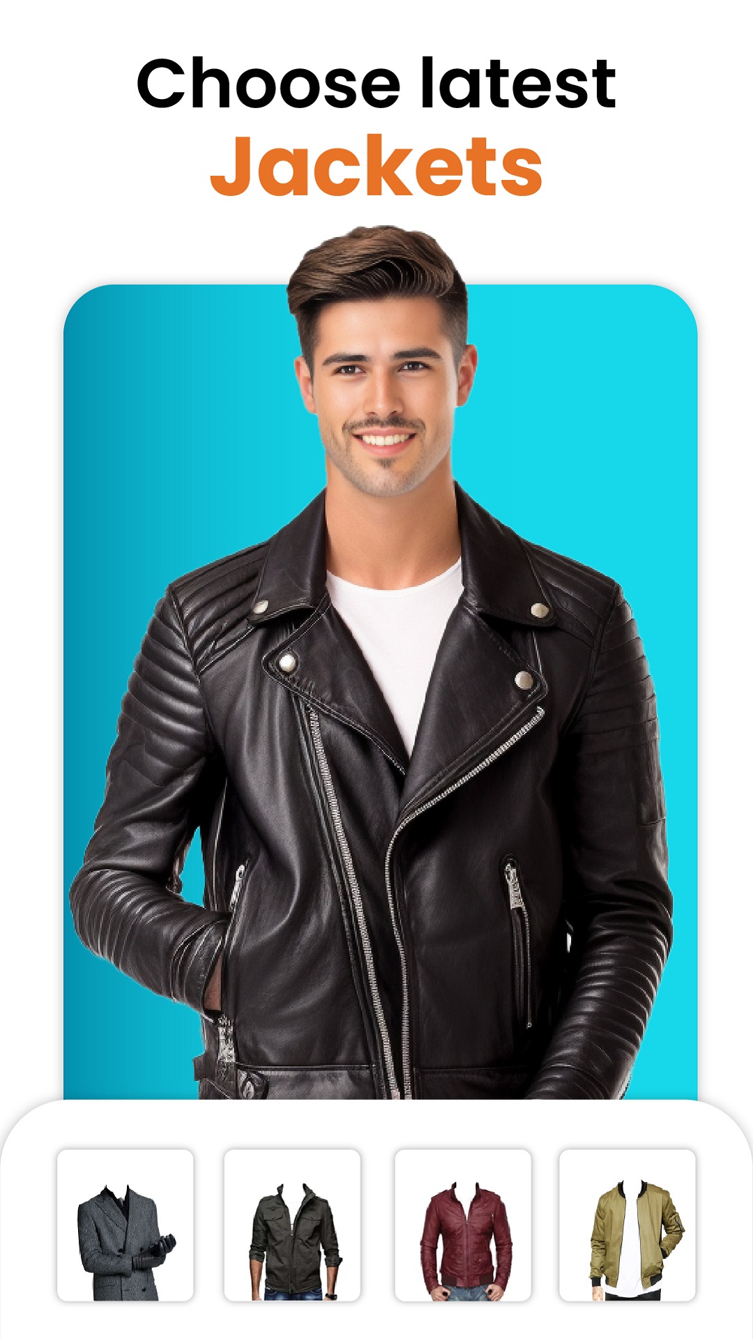 Smarty Men Jacket Photo Editor APK screenshot