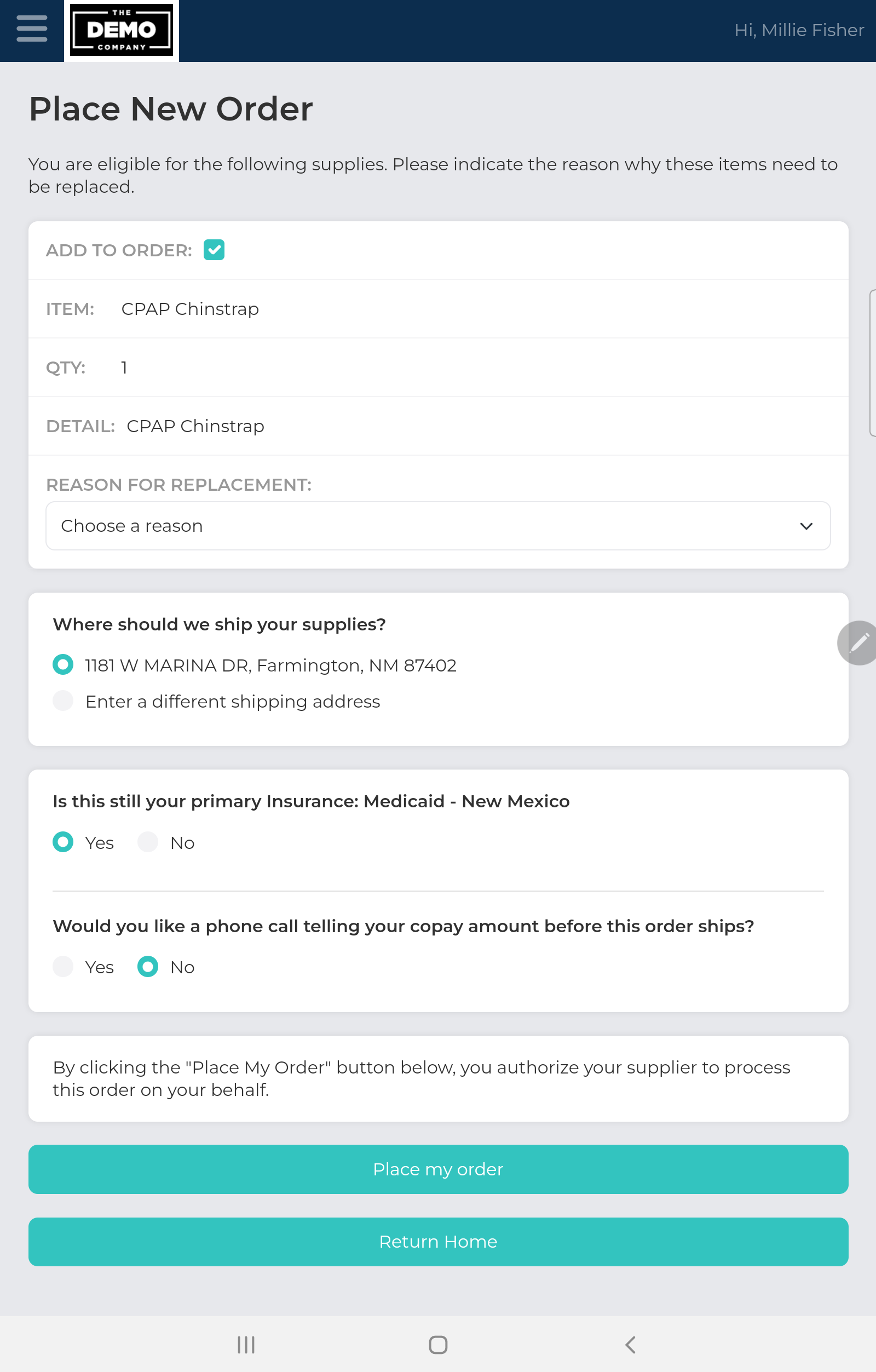SNAP Resupply APK screenshot