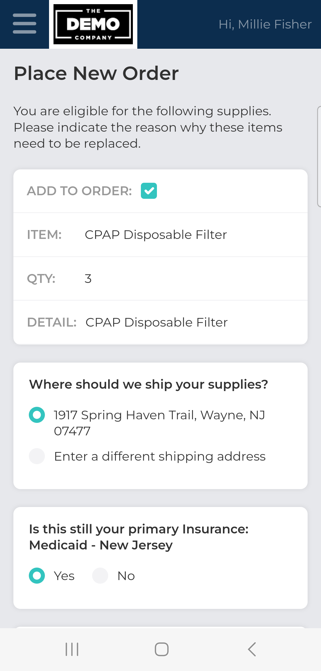 SNAP Resupply APK screenshot