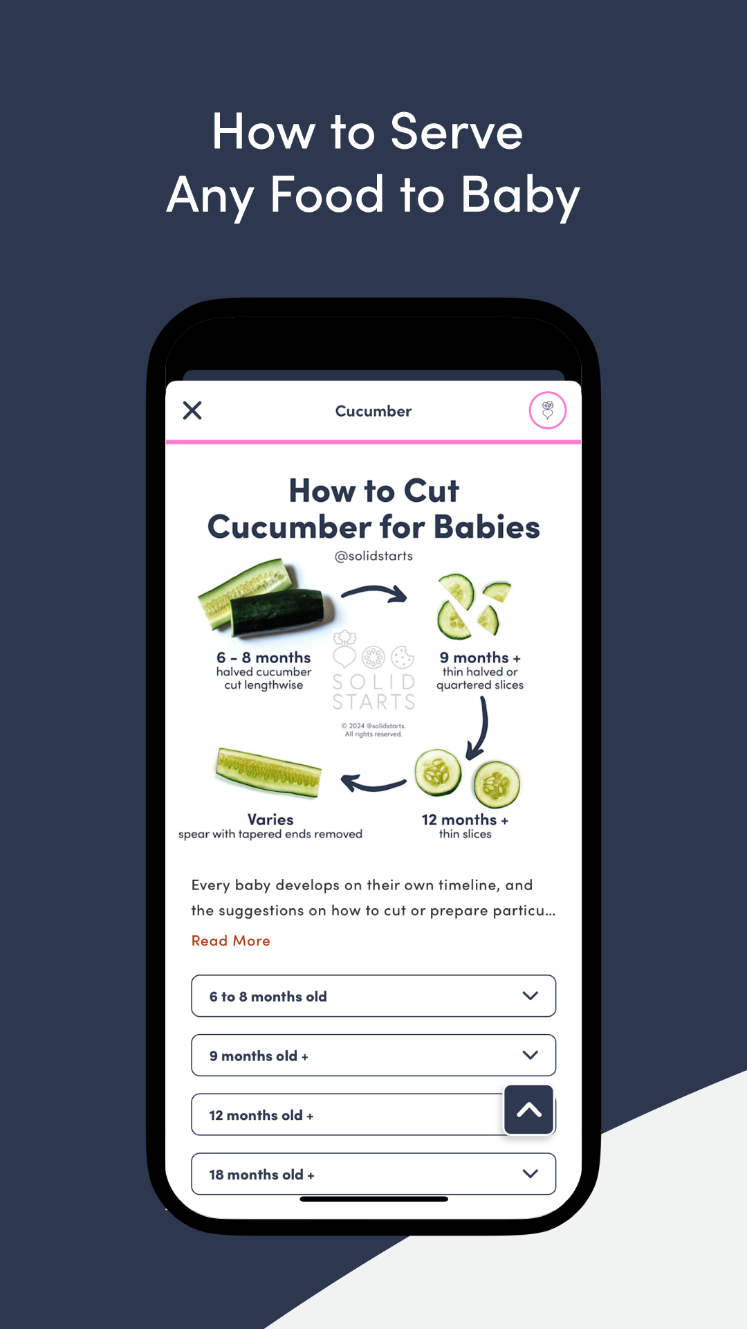 Solid Starts: Baby Food App APK screenshot