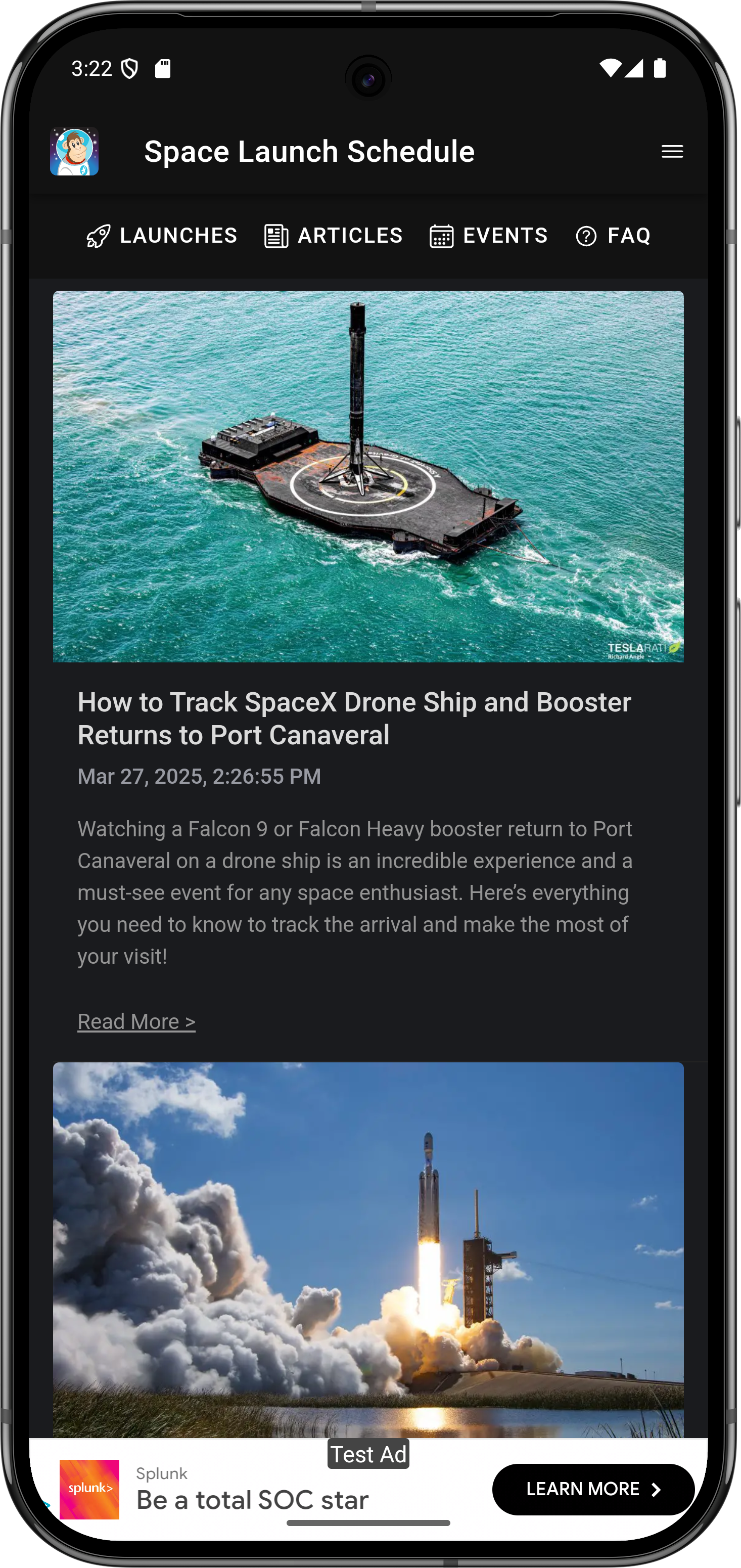 Space Launch Schedule APK screenshot