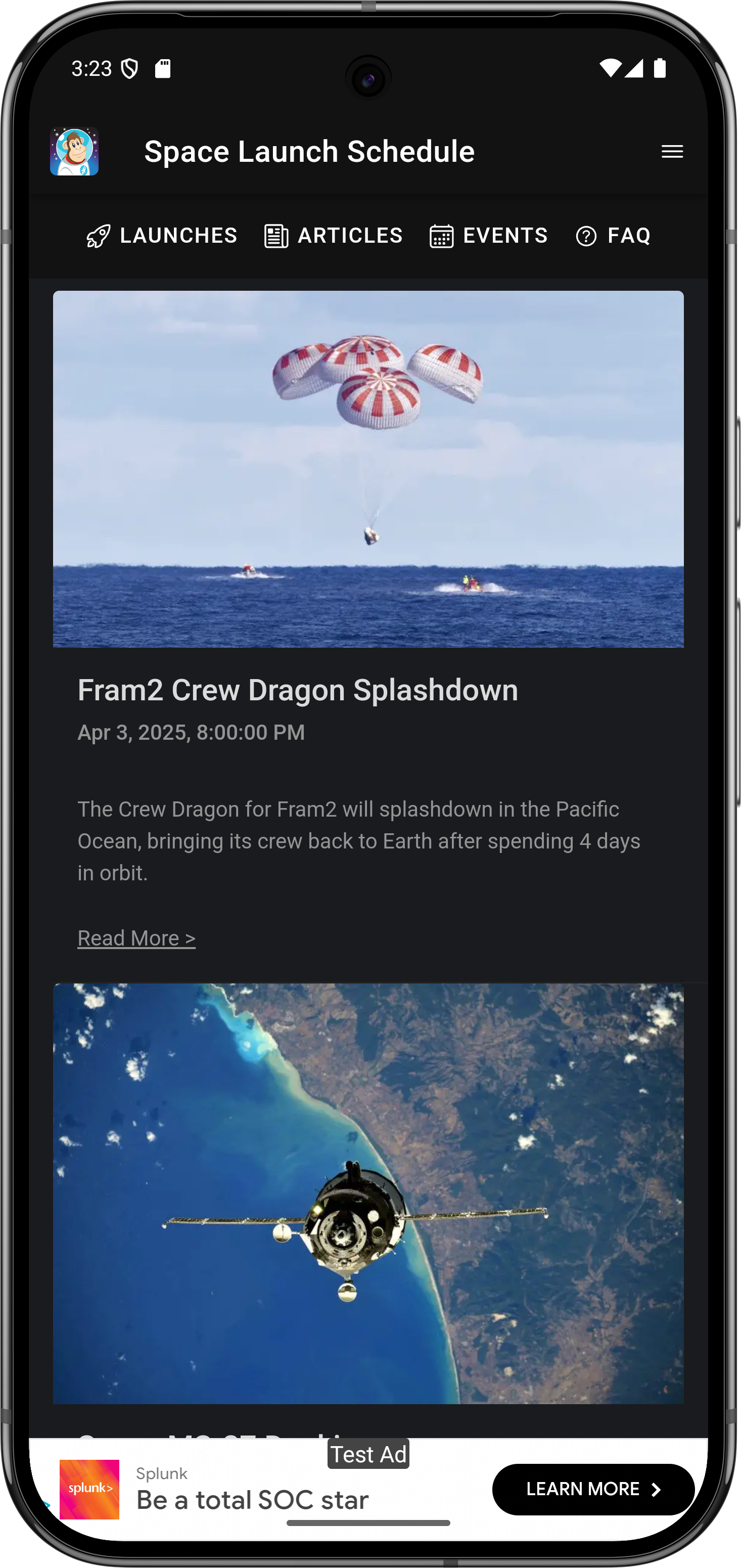Space Launch Schedule APK screenshot