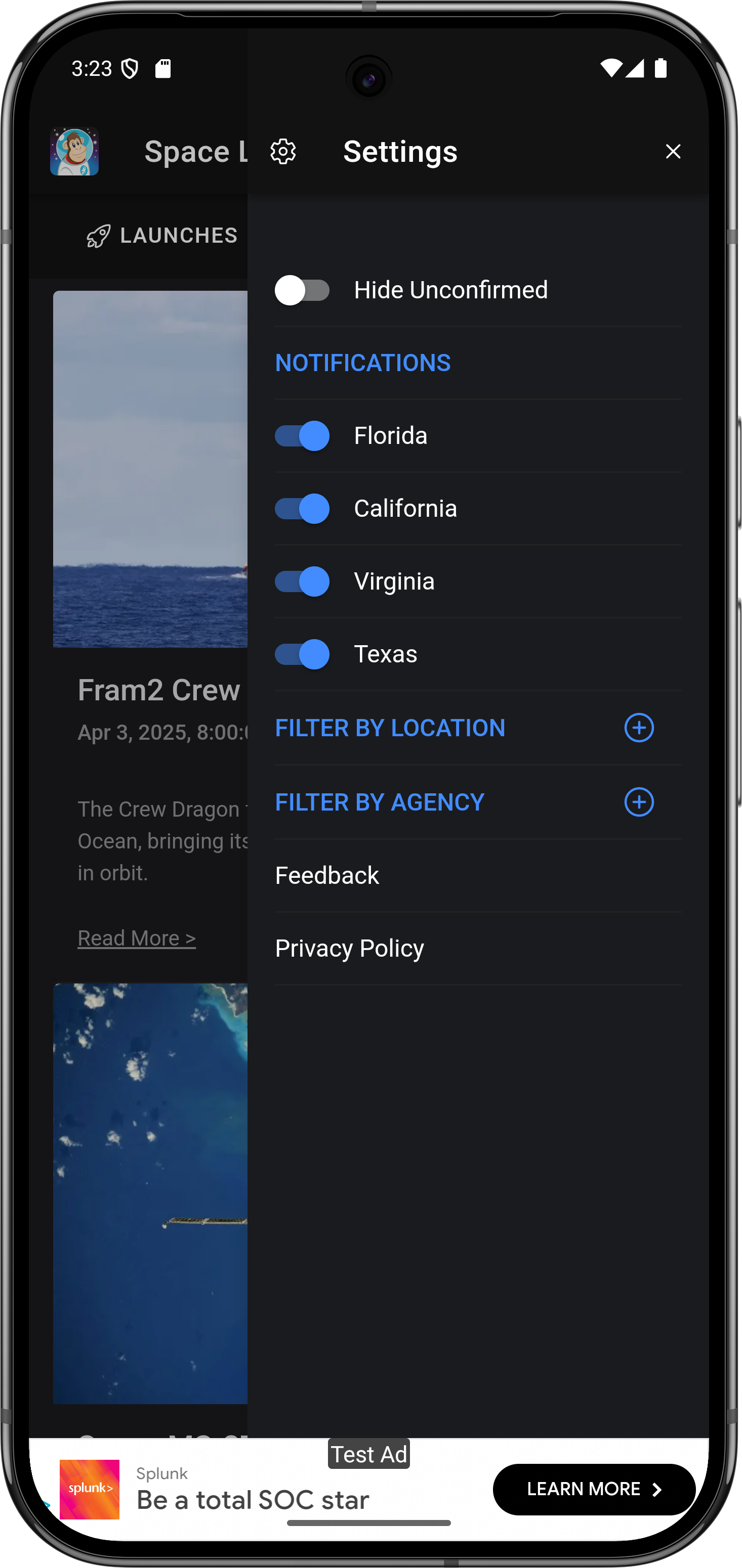 Space Launch Schedule APK screenshot