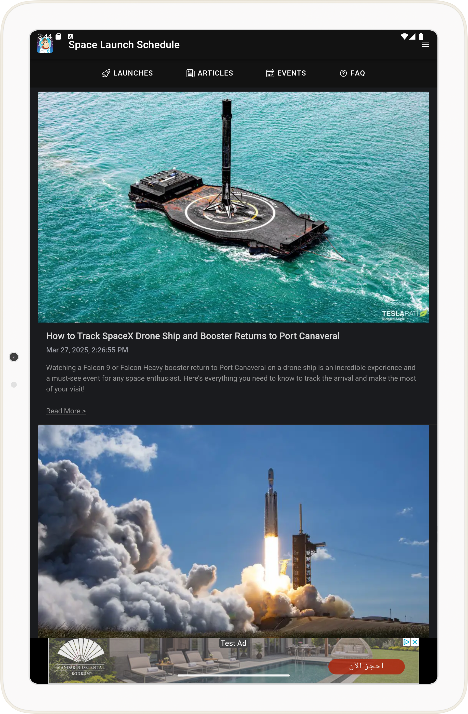 Space Launch Schedule APK screenshot