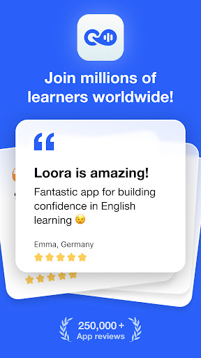 Speak English with Loora AI APK screenshot