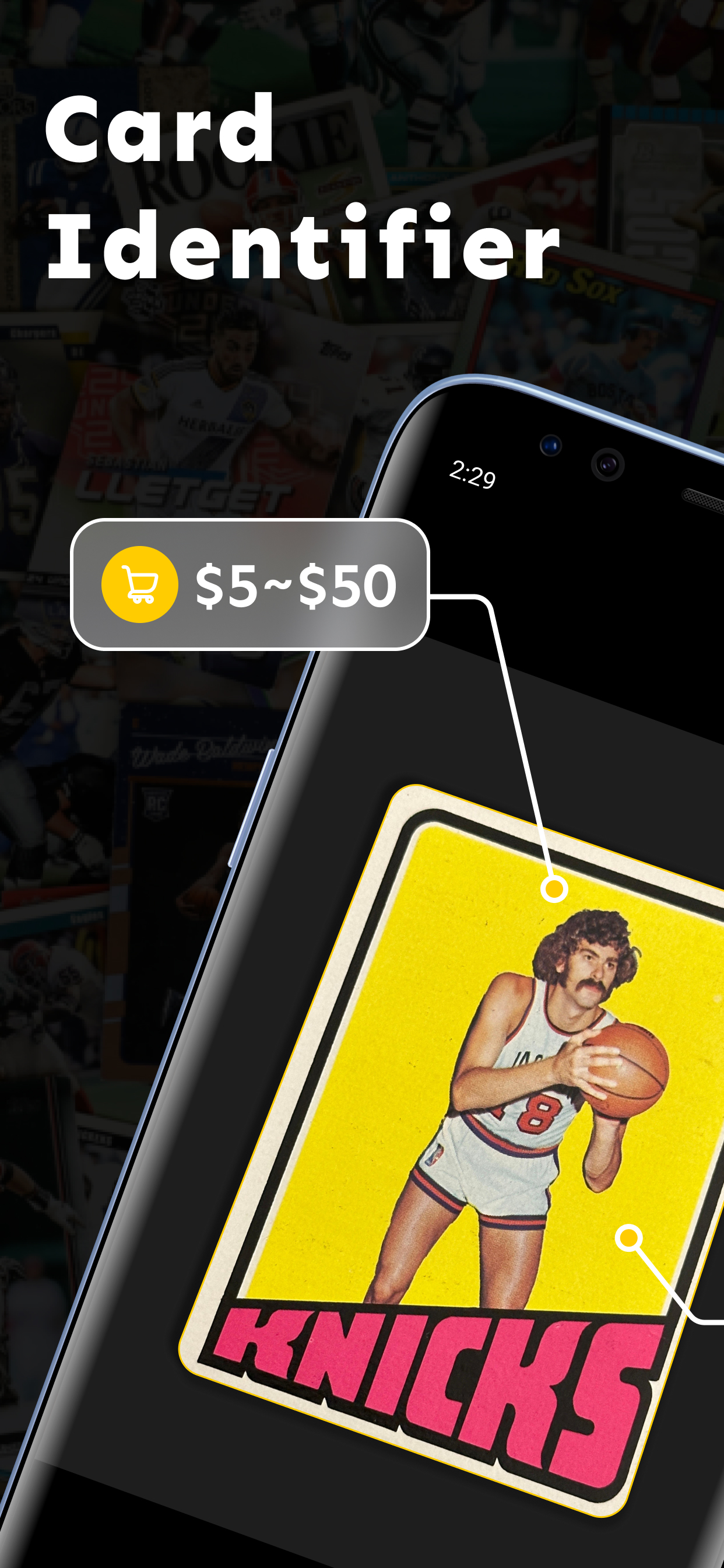 Sports Card Value Identifier APK screenshot