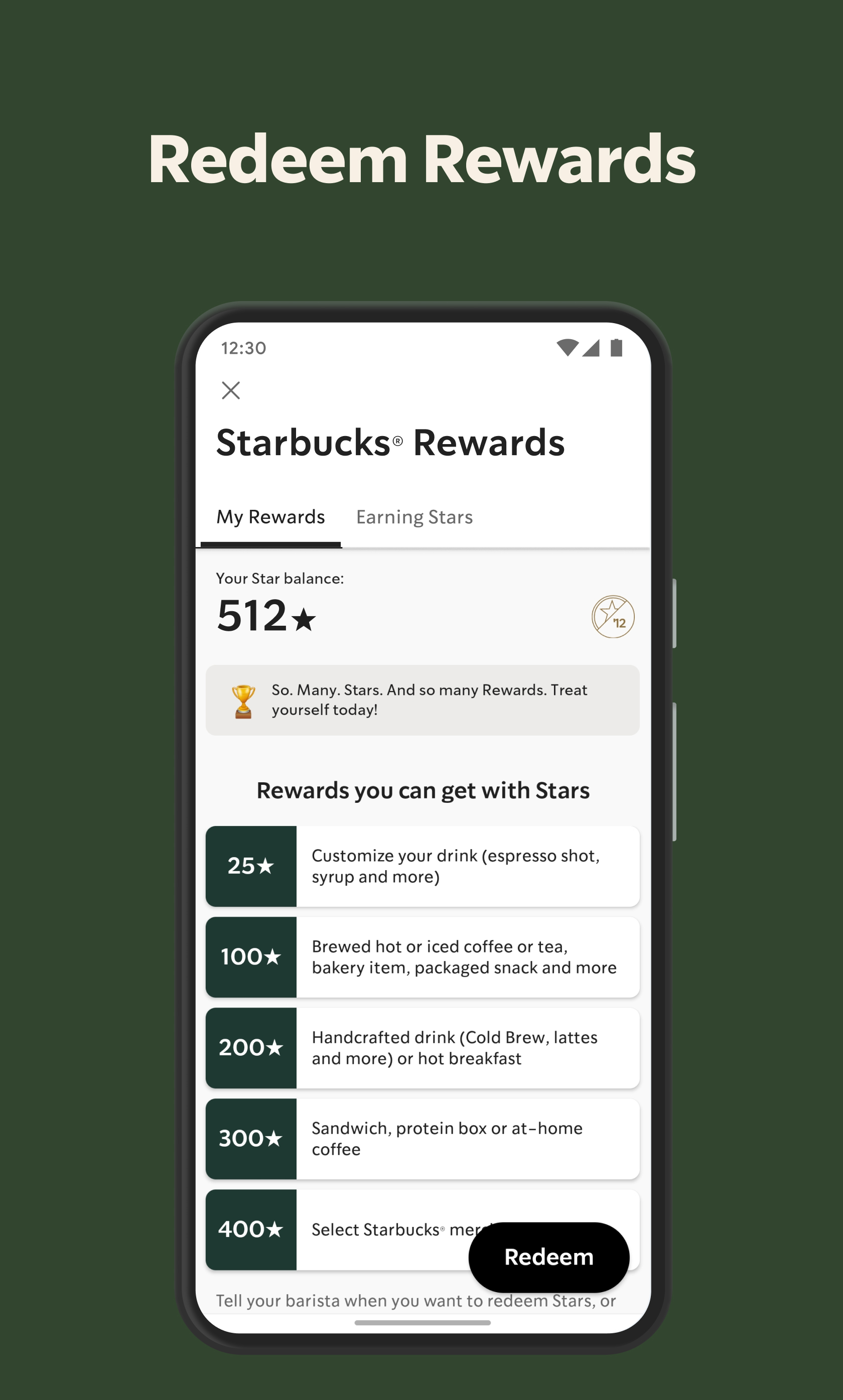 Starbucks APK screenshot