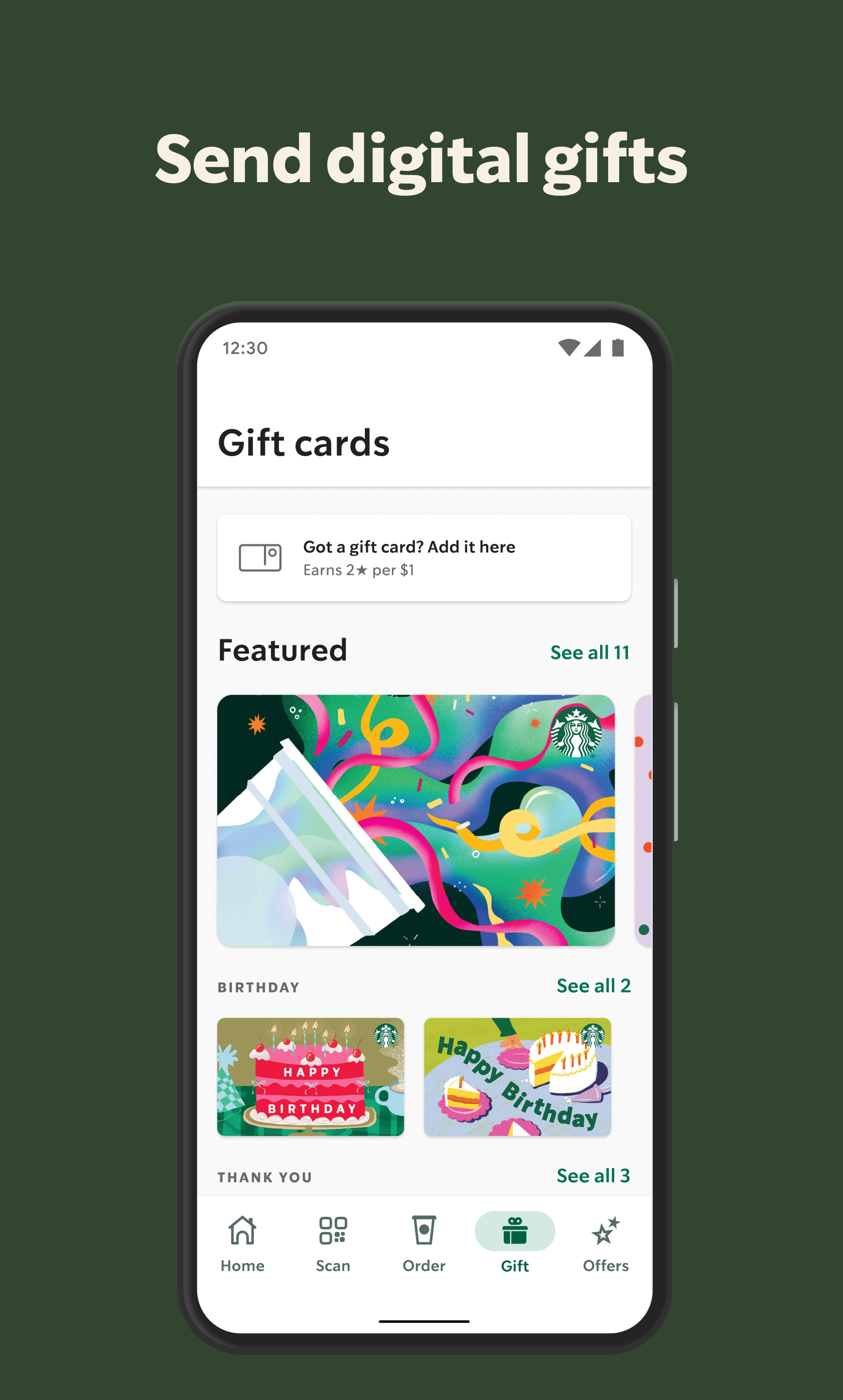 Starbucks APK screenshot