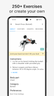 Strong Workout Tracker Gym Log APK screenshot