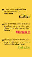 Strong Workout Tracker Gym Log APK screenshot