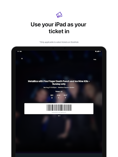 StubHub - Live Event Tickets APK screenshot