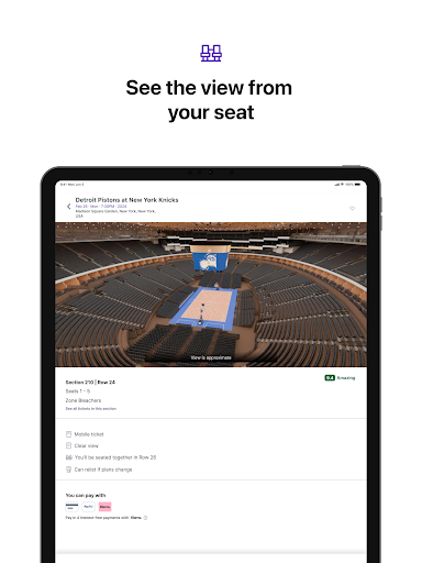 StubHub - Live Event Tickets APK screenshot