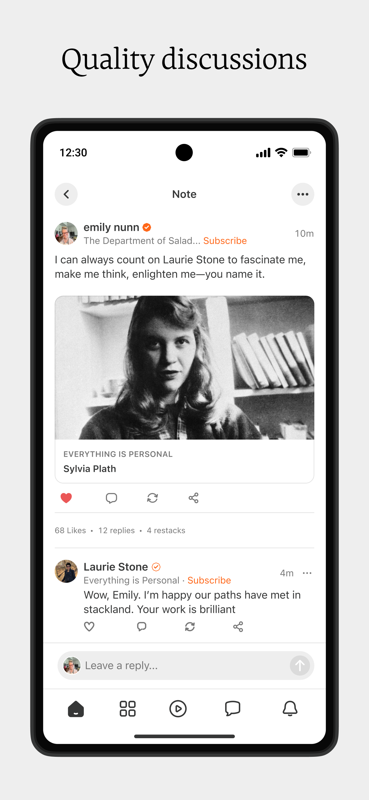 Substack APK screenshot
