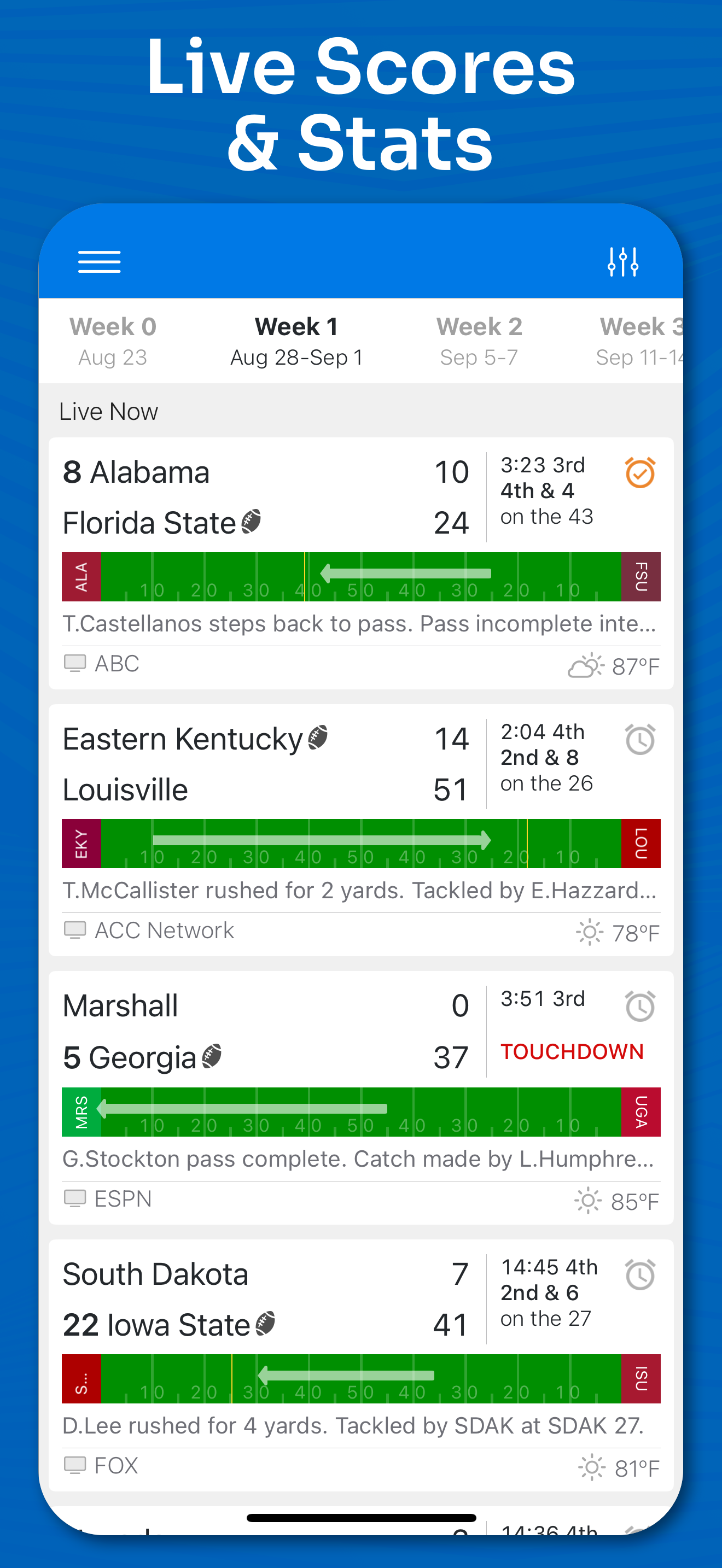 Superfan: College Football APK screenshot