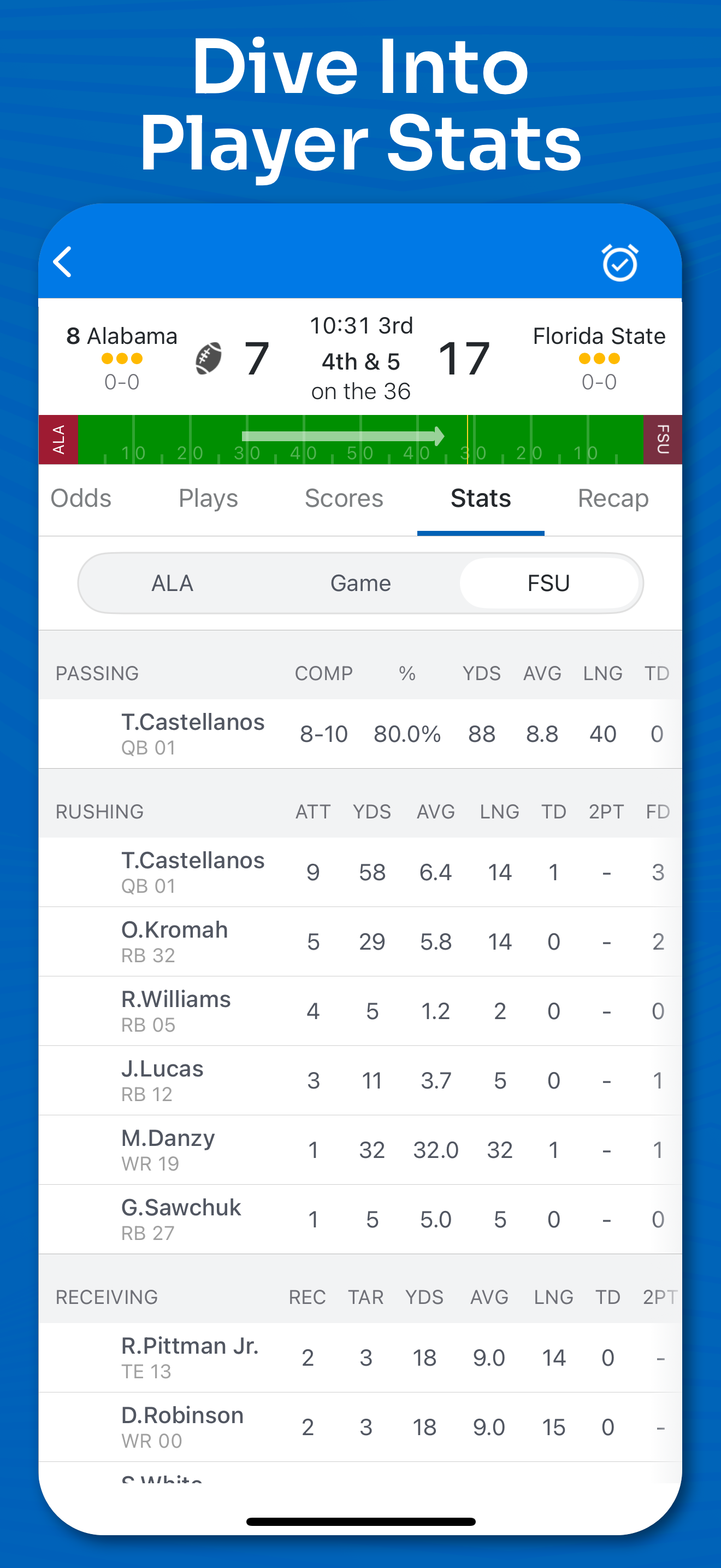 Superfan: College Football APK screenshot