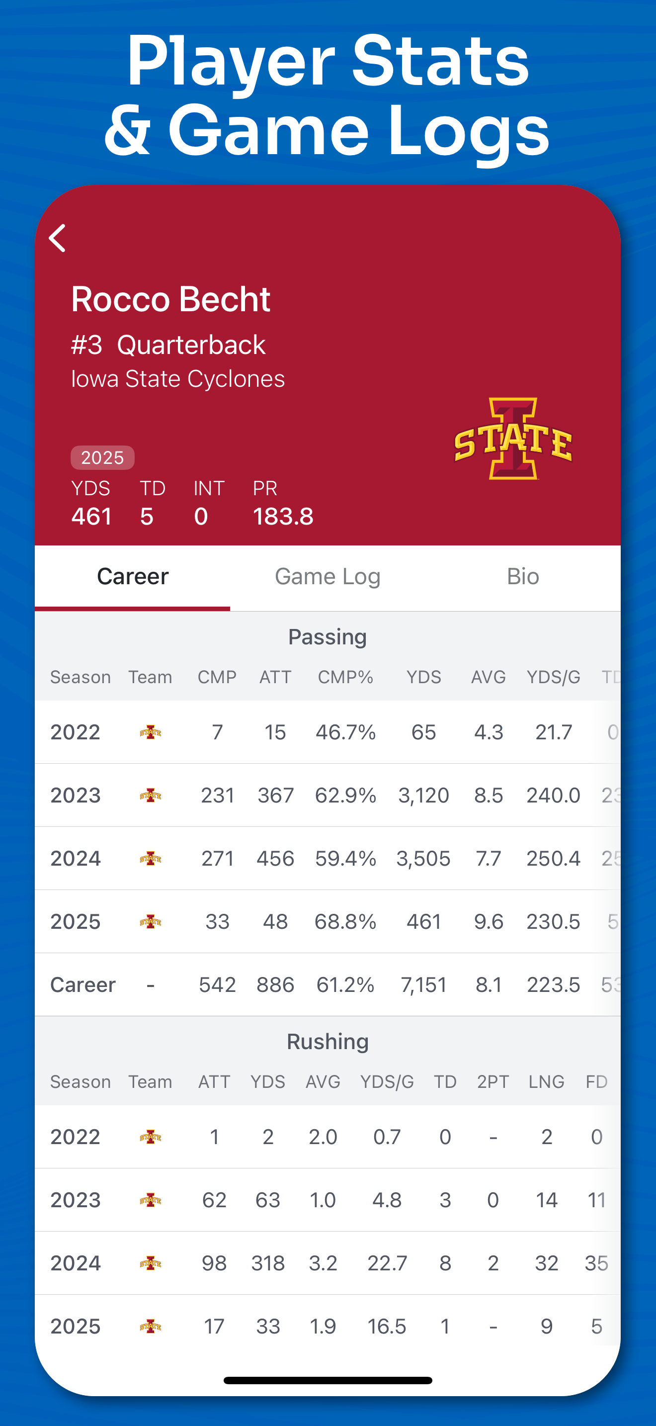 Superfan: College Football APK screenshot
