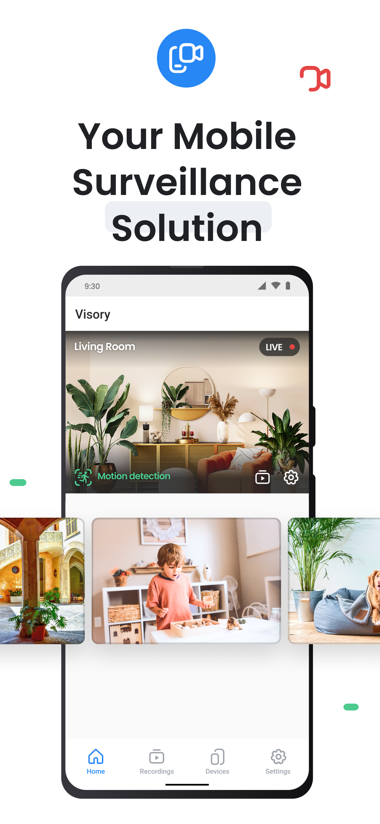 Surveillance Camera: Visory APK screenshot