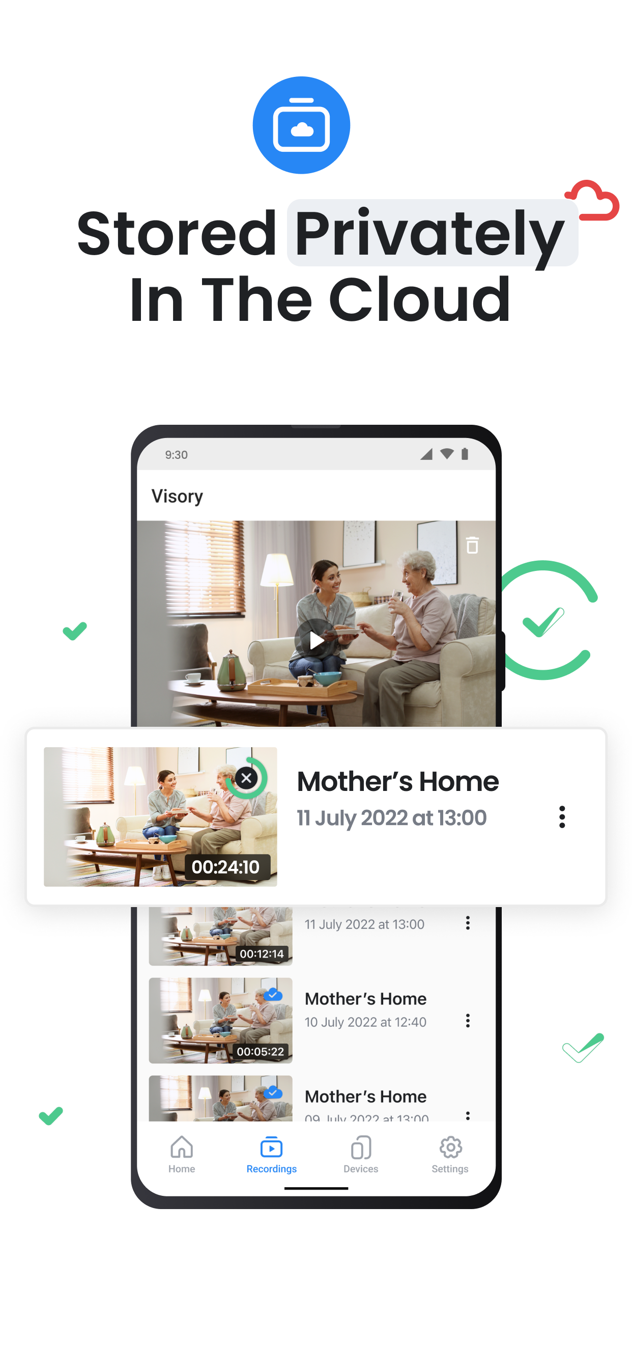 Surveillance Camera: Visory APK screenshot