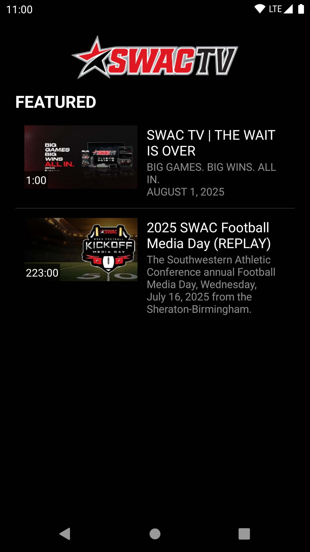 SWAC TV APK screenshot