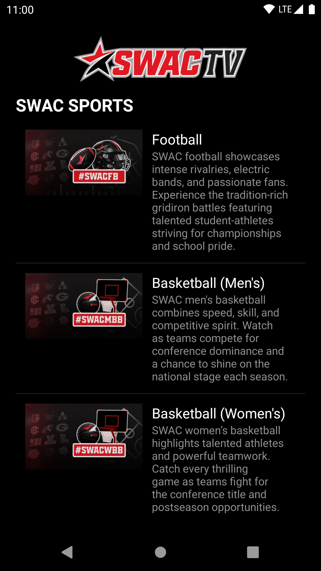 SWAC TV APK screenshot
