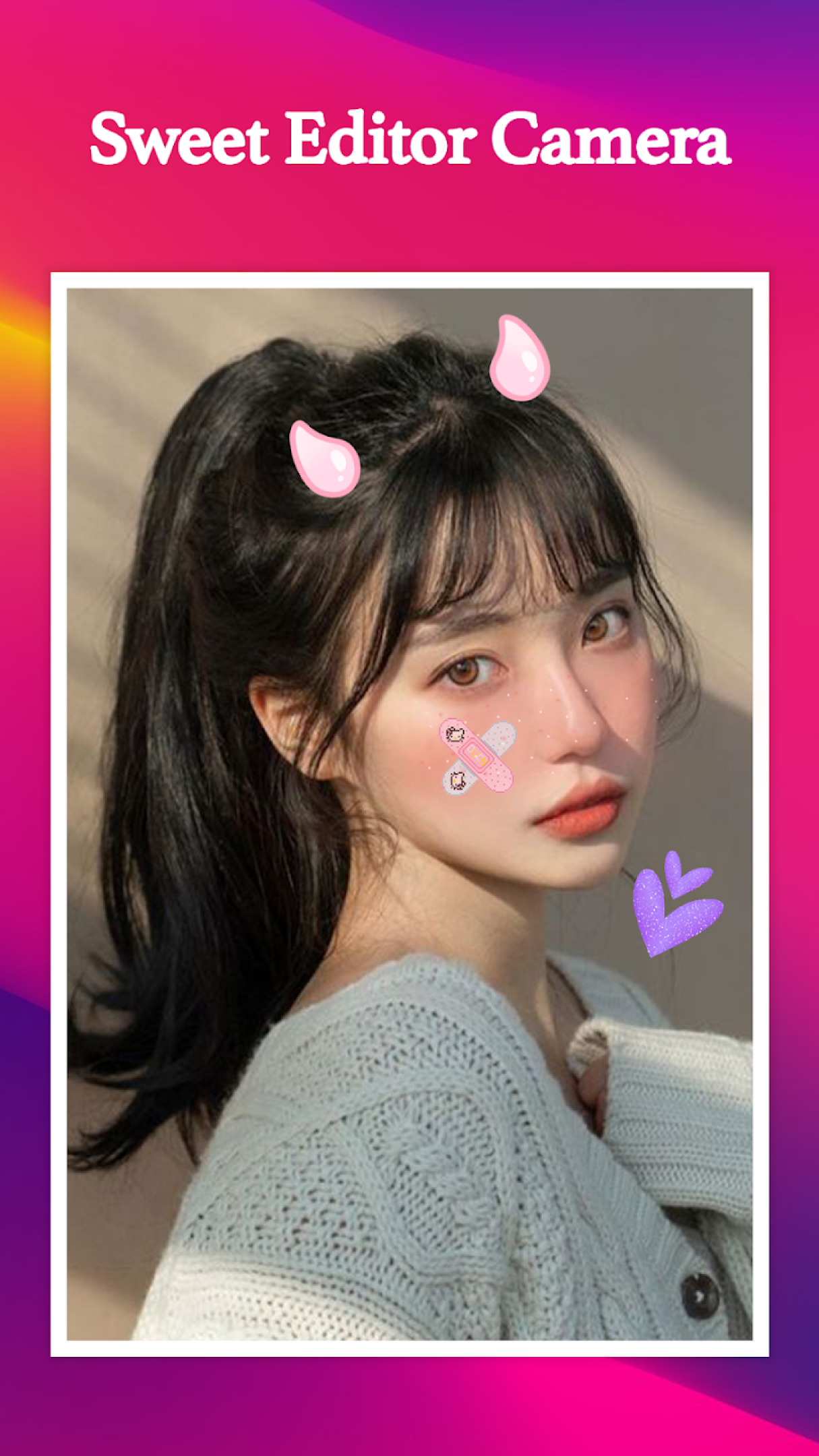 Sweet Editor Camera Lite APK screenshot