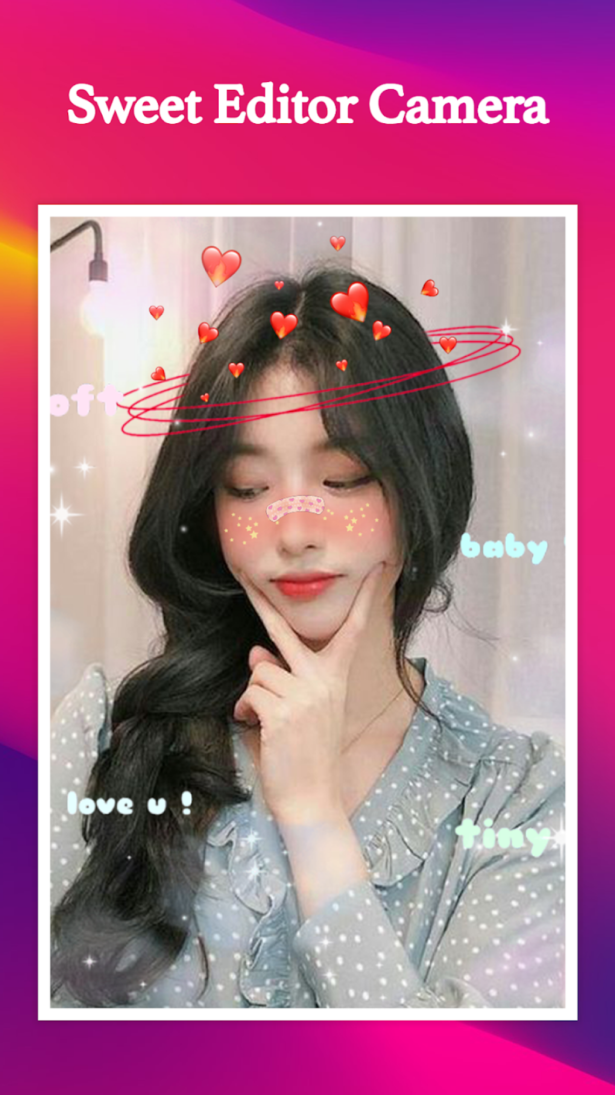 Sweet Editor Camera Lite APK screenshot