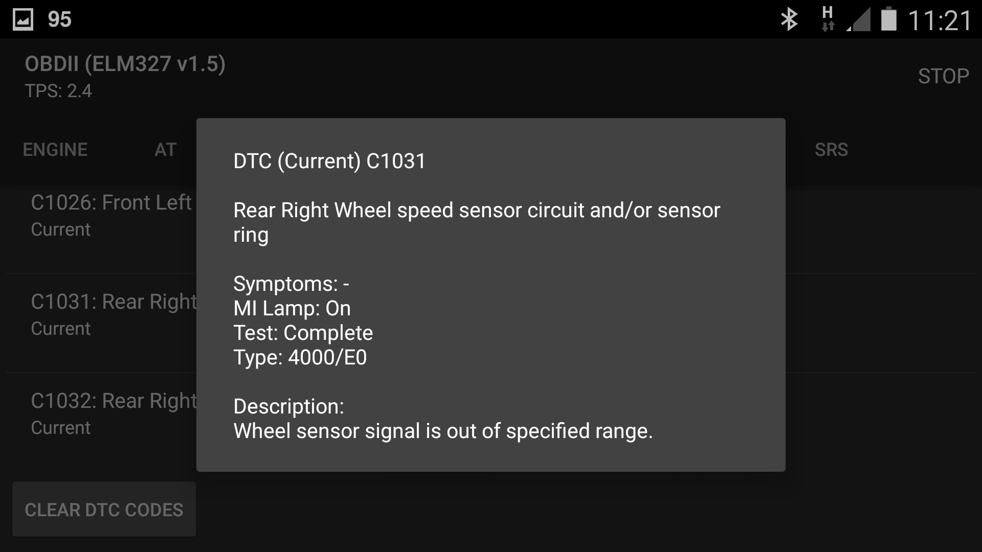 SZ Viewer: read DTC for Suzuki screenshot